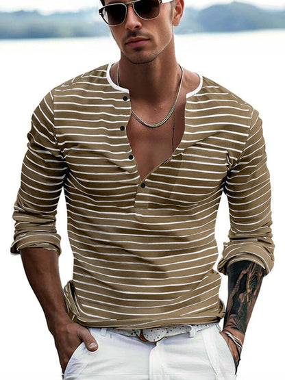 Mike - Comfy Stripe Shirt | By Mason & Reed London