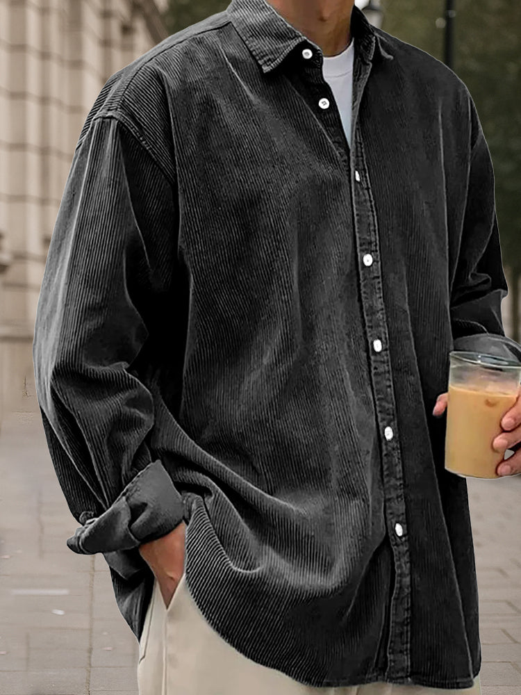 Blaine - Heritage Corduroy Long Sleeve  Shirt | By Julian & Claire Toronto