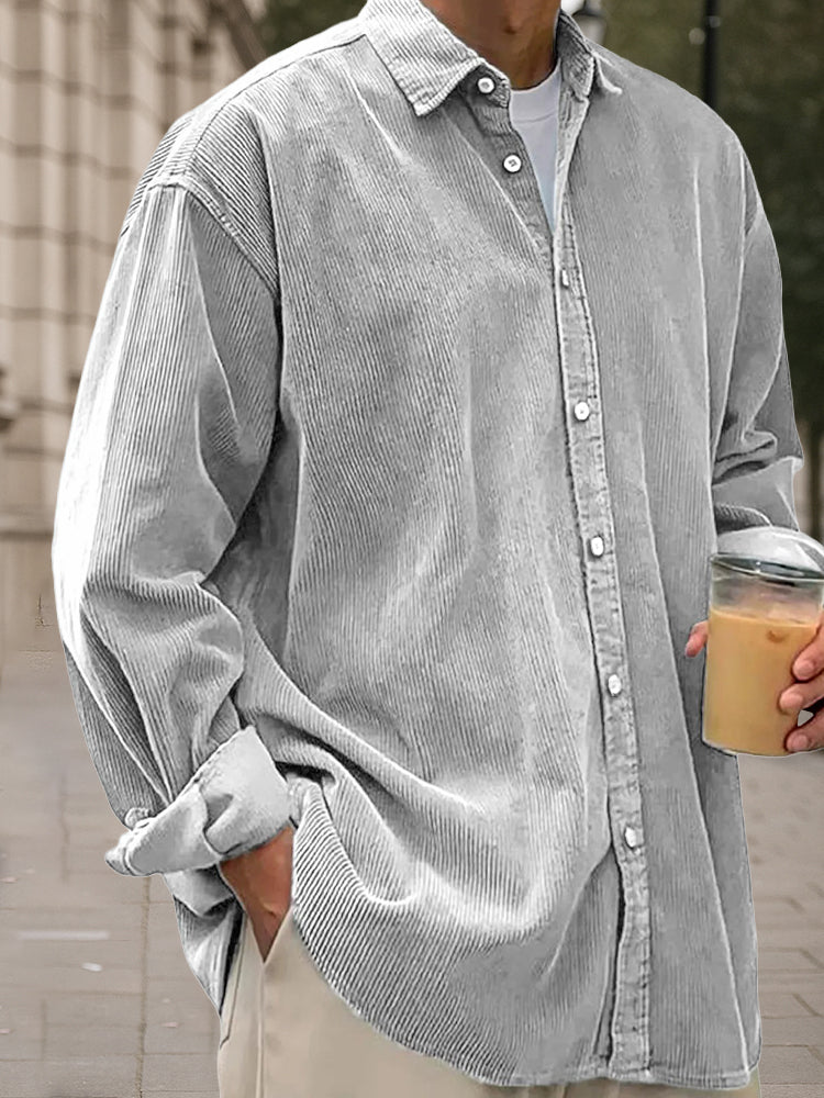Blaine - Heritage Corduroy Long Sleeve  Shirt | By Julian & Claire Toronto