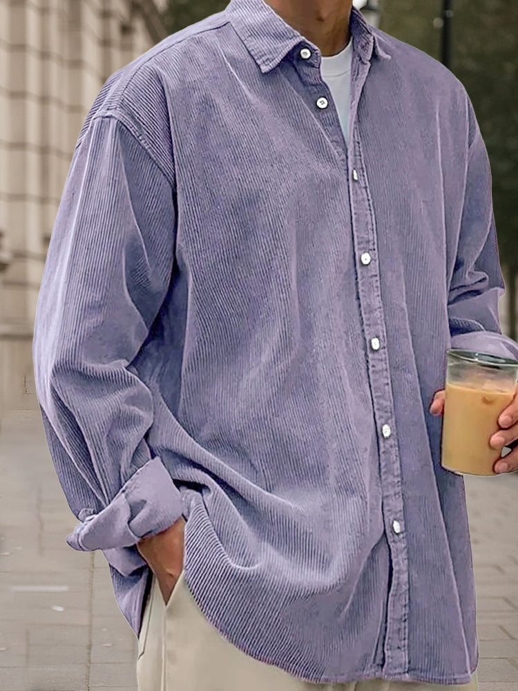 Blaine - Heritage Corduroy Long Sleeve  Shirt | By Julian & Claire Toronto