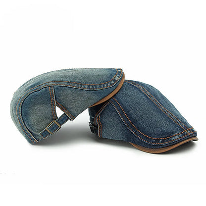 Mikkel - Classic Washed Denim Cap | By Mason & Reed London