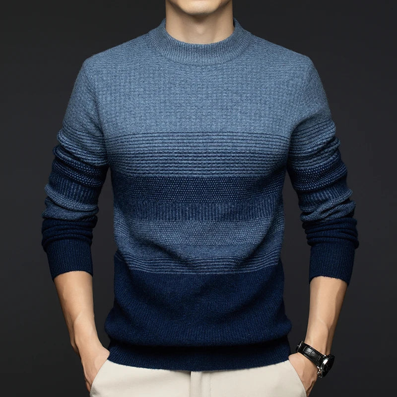 John -Gradient Knit Sweater  | By Mason & Reed London