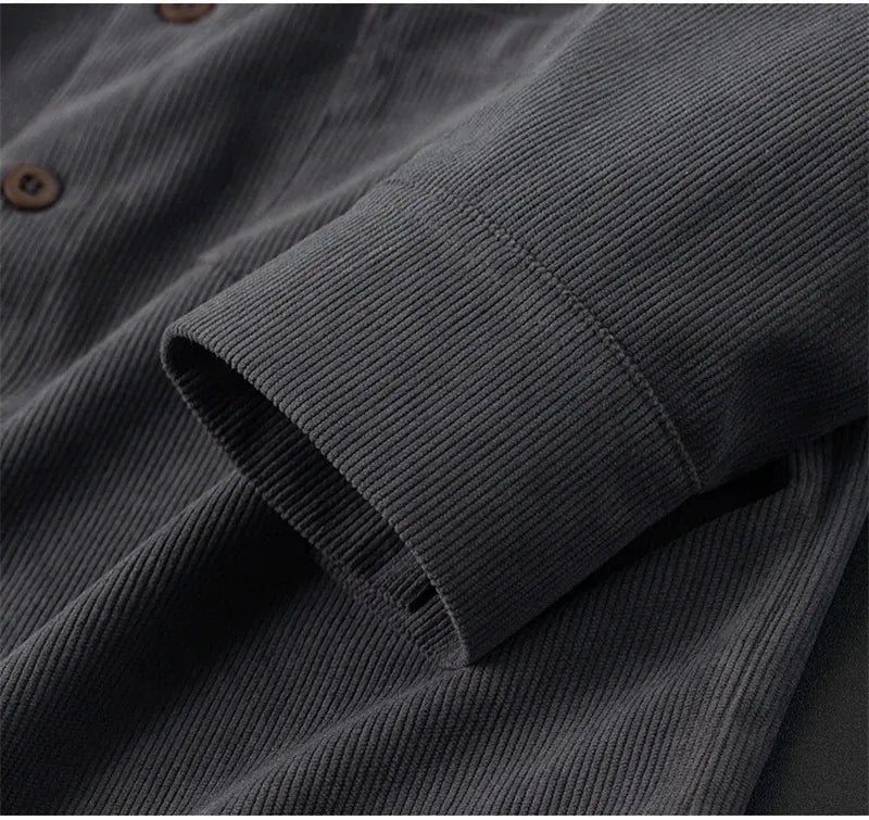 Slater - Classic Corduroy Button-Up Shirt | By Mason & Reed London