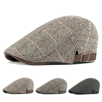 Kasper - Vintage Plaid Oxford Cap | By Mason & Reed London