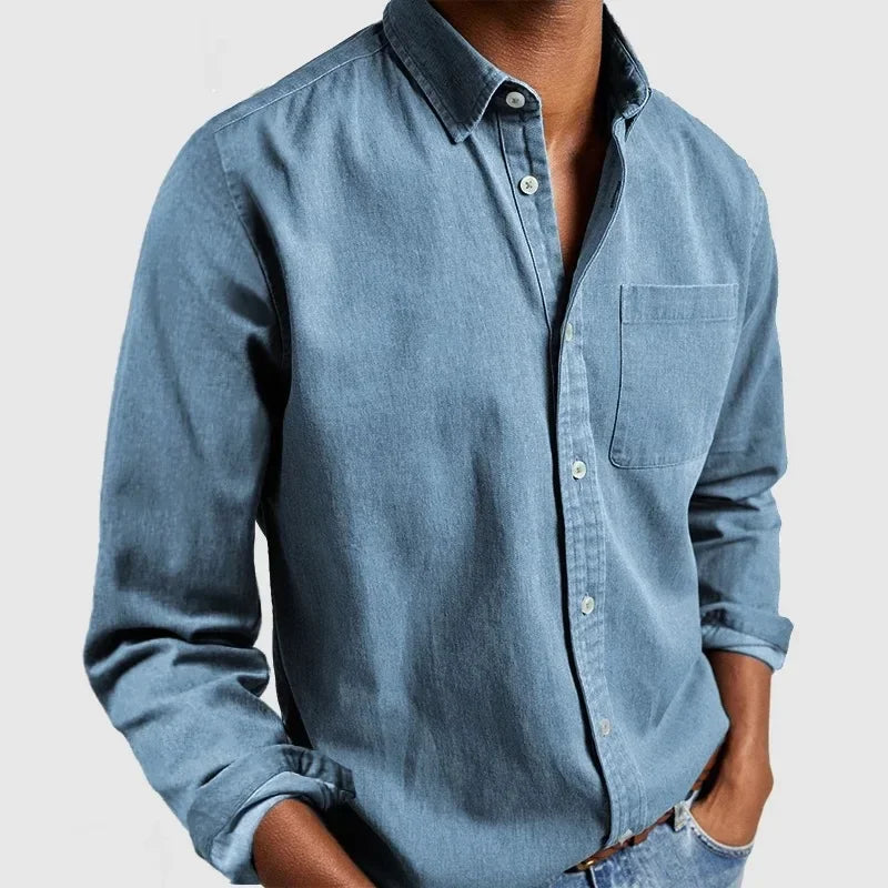 Kieran - Modern Soft-Touch Button-Up Shirt | By Mason & Reed London