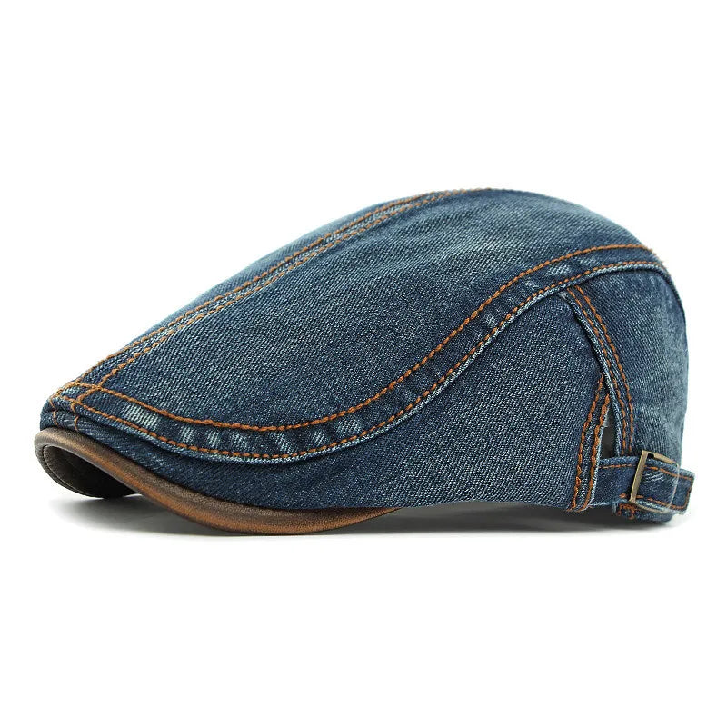 Mikkel - Classic Washed Denim Cap | By Mason & Reed London