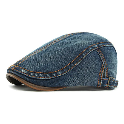 Mikkel - Classic Washed Denim Cap | By Mason & Reed London