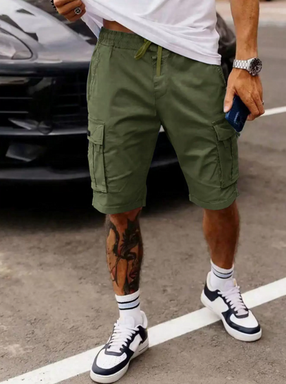 Elias -  Multi-Pocket Cargo Shorts | By Mason & Reed London