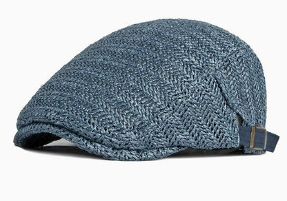 Wilder - Classic Herringbone Flat Cap | By Mason & Reed London