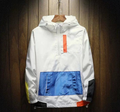 Walden - Color Block Half-Zip Windbreaker | By Mason & Reed London