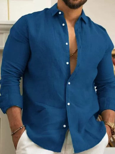 Bratt - Relaxed Coastal Button Shirt | By Mason & Reed London