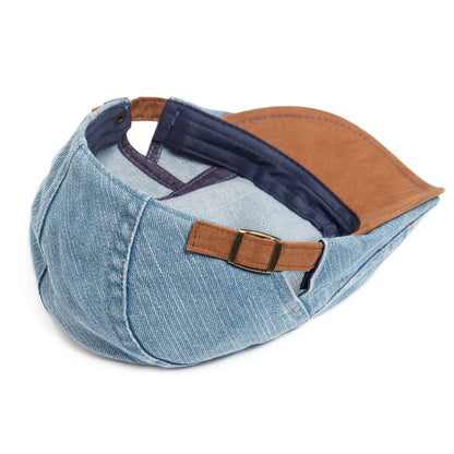 Douglas - Classic Denim Flat Cap | By Mason & Reed London