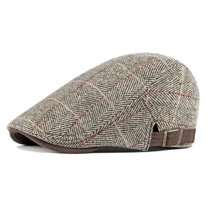 Kasper - Vintage Plaid Oxford Cap | By Mason & Reed London