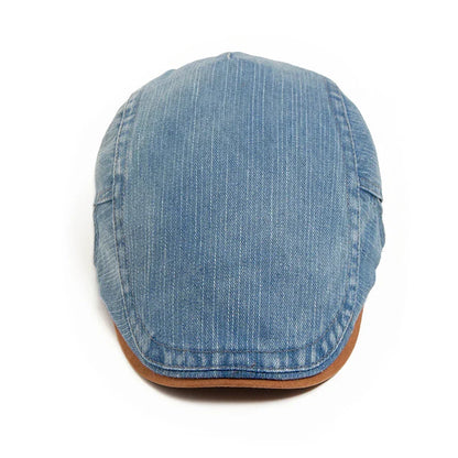 Douglas - Classic Denim Flat Cap | By Mason & Reed London