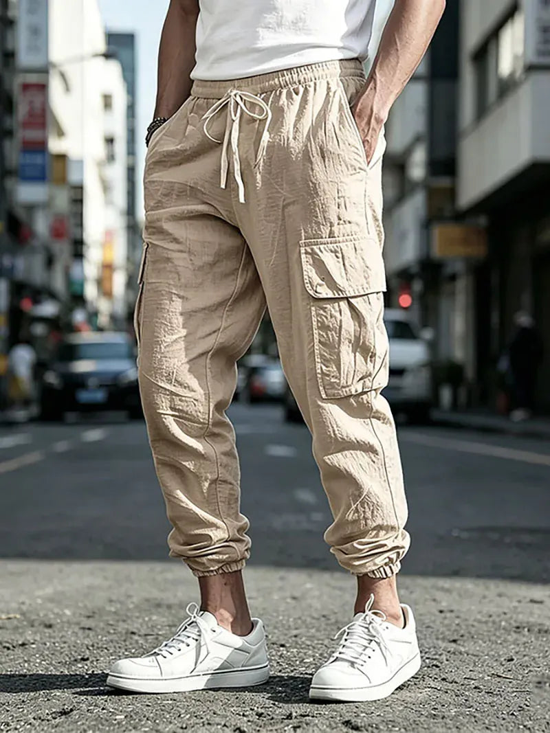Nash -Coastal Utility Cargo Pants | By Mason & Reed London