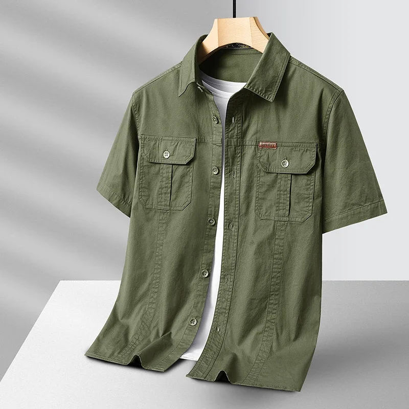 Kylian - Classic Utility Button-Up Shirt | By Mason & Reed London