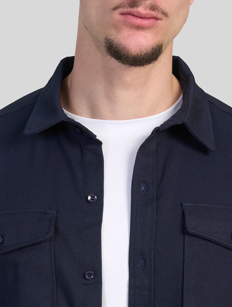 Terry - Casual Button Overshirt | By Mason & Reed London