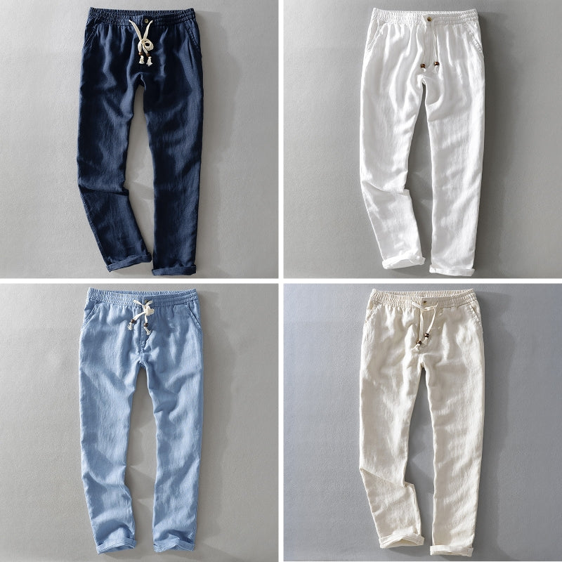 Quinlan - Lightweight Summer Trouser Pants | By Mason & Reed London