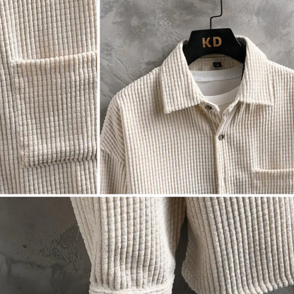 Collin - Classic Corduroy Button-Up Shirt | By Mason & Reed London