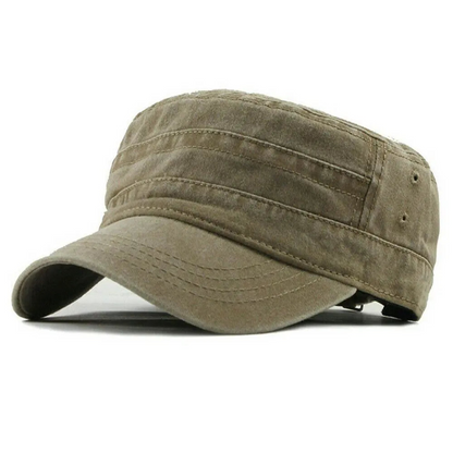 Lars - Vintage Field Cadet Cap | By Mason & Reed London