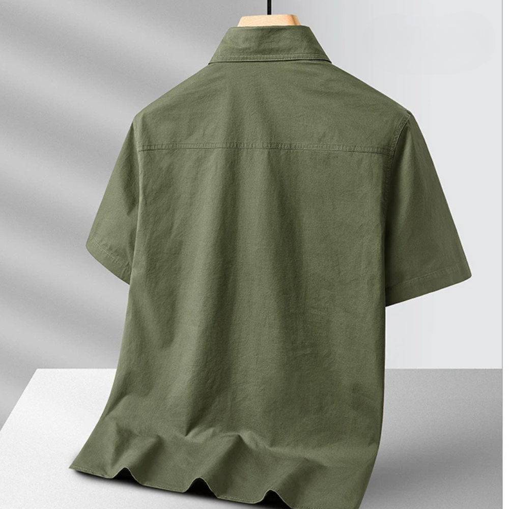 Kylian - Classic Utility Button-Up Shirt | By Mason & Reed London