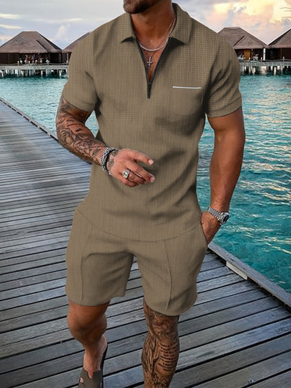 Tomas - Short-Sleeve Polo Set | By Mason & Reed London