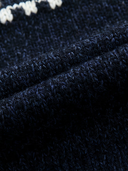 Abraham - Heritage Patterned Cardigan | By Mason & Reed London