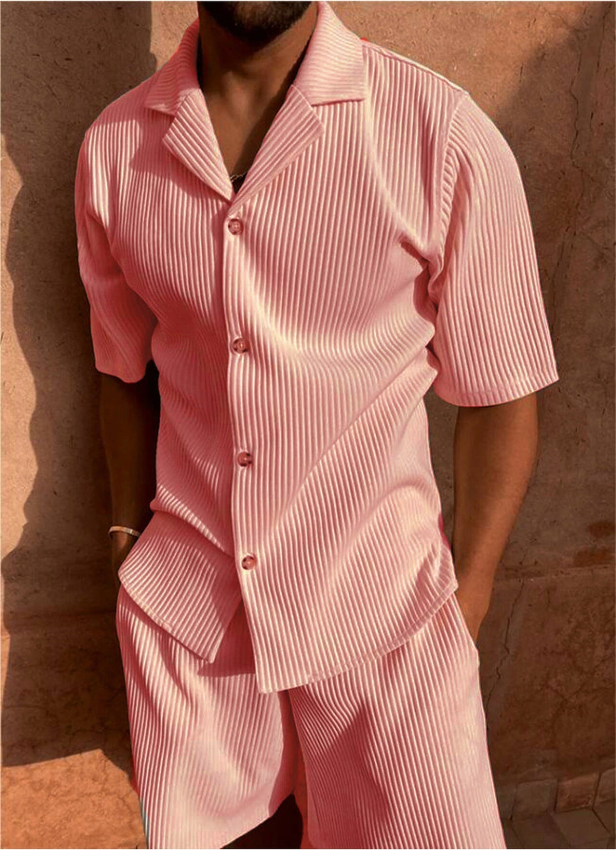 Richard - Breathable Summer Shirt & Shorts Set | By Mason & Reed London
