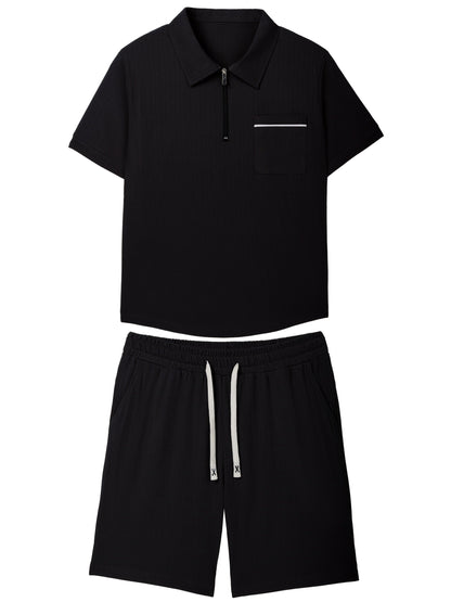 Tomas - Short-Sleeve Polo Set | By Mason & Reed London