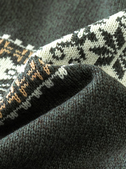 Abraham - Heritage Patterned Cardigan | By Mason & Reed London