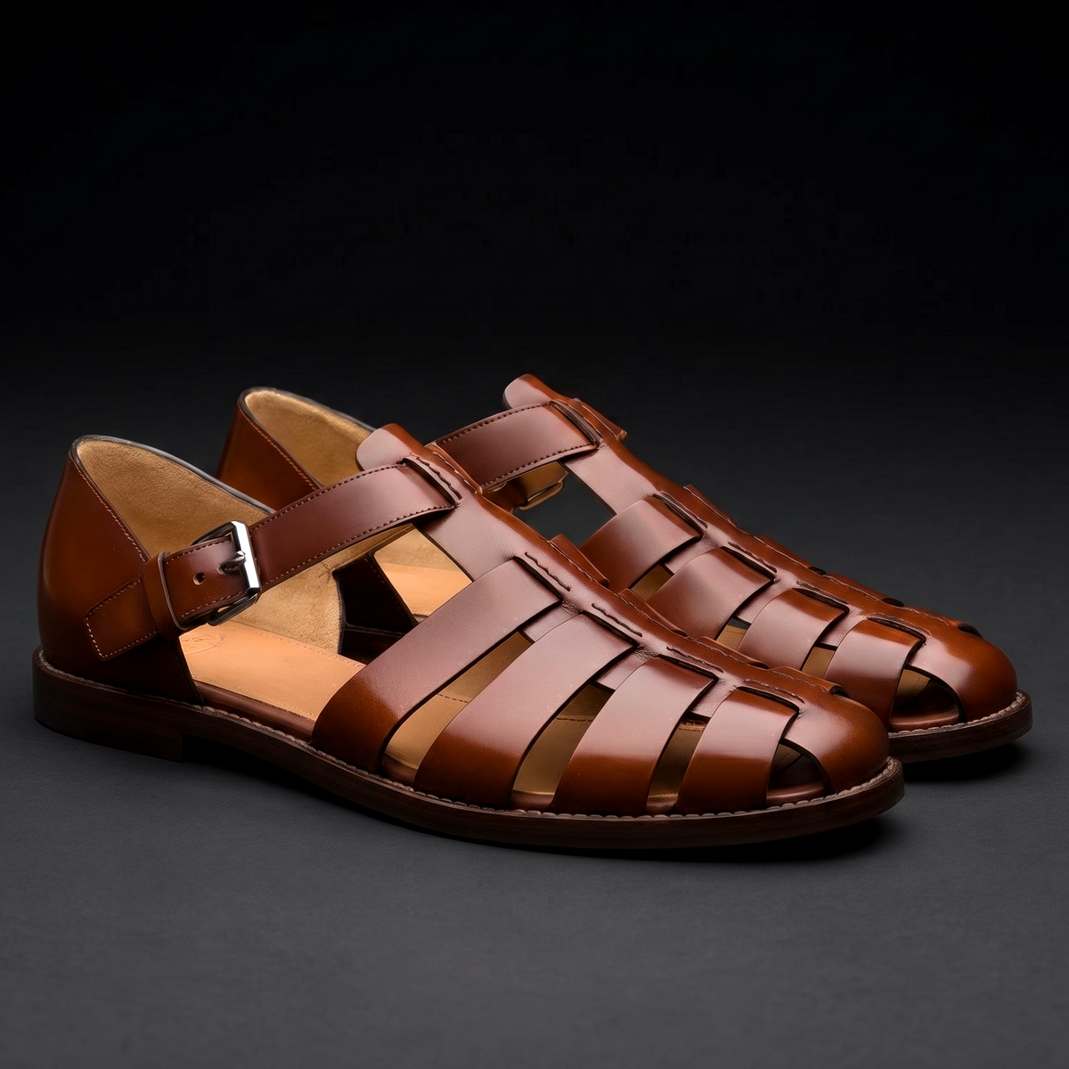 Kyle - All-Day Comfort Strap Sandals | By Mason & Reed London