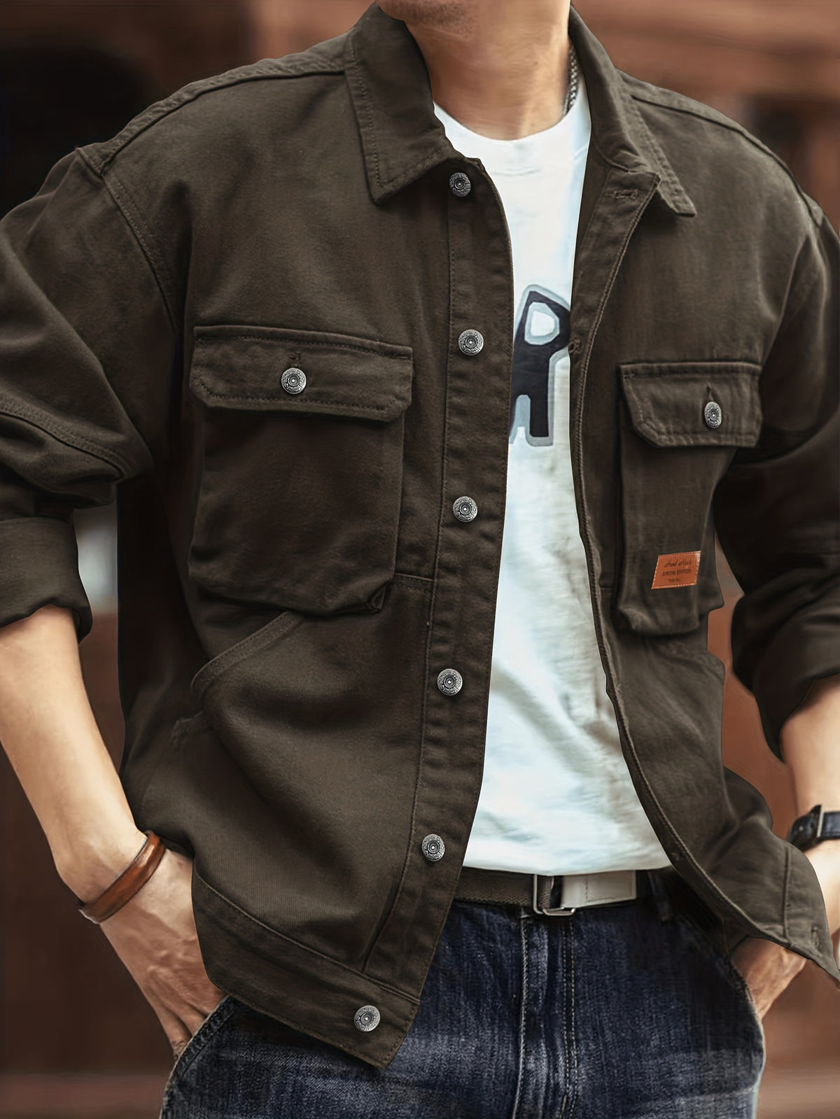 Greg - Casual Multi-Pocket Jacket | By Mason & Reed London