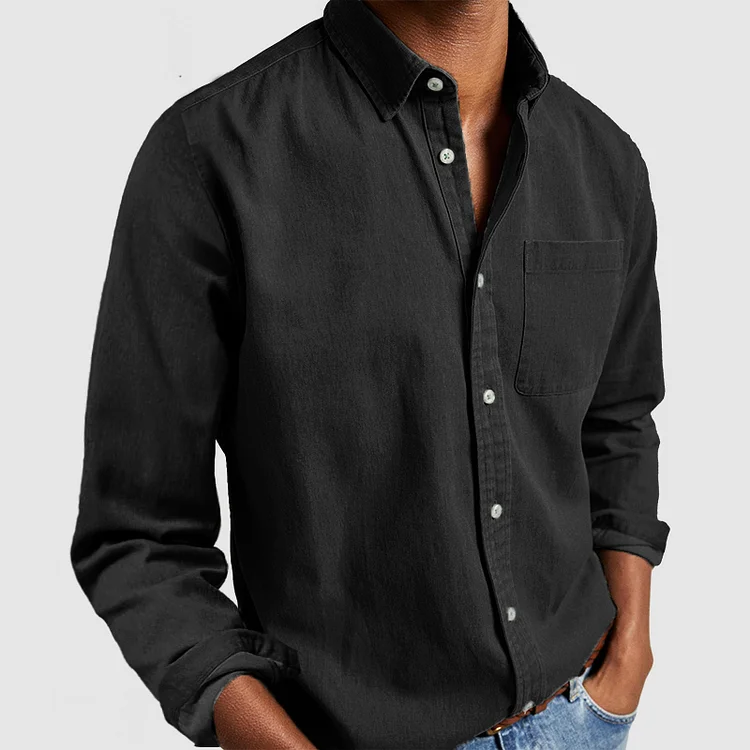 Kieran - Modern Soft-Touch Button-Up Shirt | By Mason & Reed London