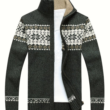 Abraham - Heritage Patterned Cardigan | By Mason & Reed London