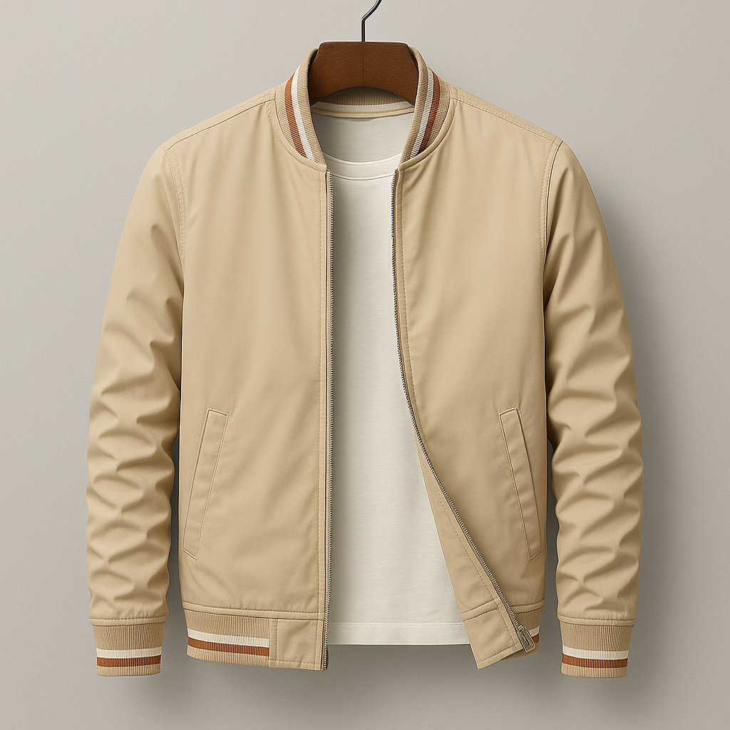 Jason - Modern Zip Bomber Jacket | By Mason & Reed London