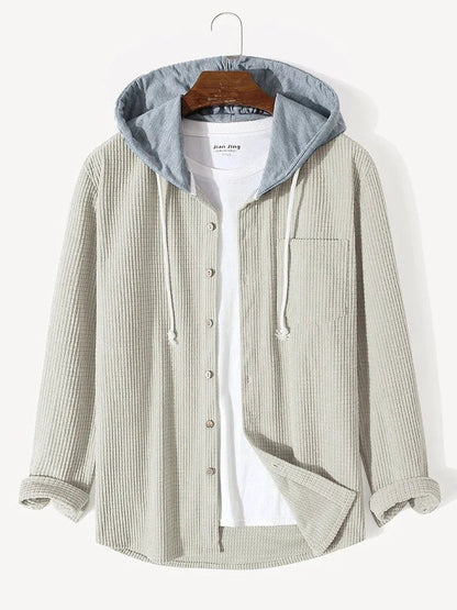 Mika - Relaxed Hooded Overshirt | By Mason & Reed London