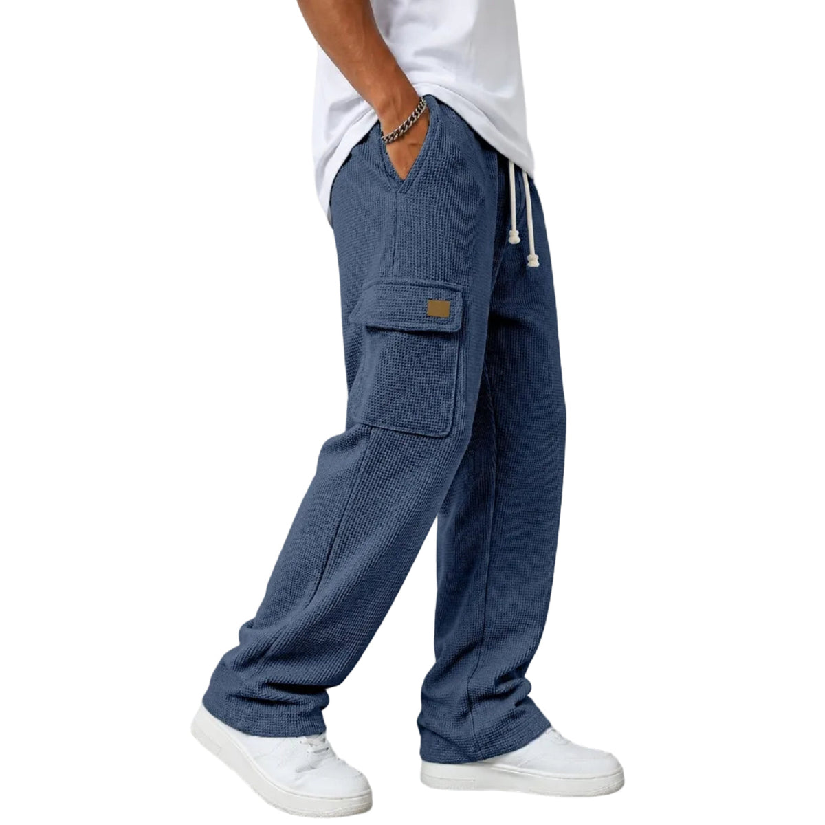 Lawrence - Relaxed Drawstring Everyday Trousers | By Mason & Reed London