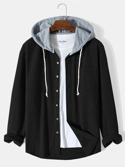 Mika - Relaxed Hooded Overshirt | By Mason & Reed London
