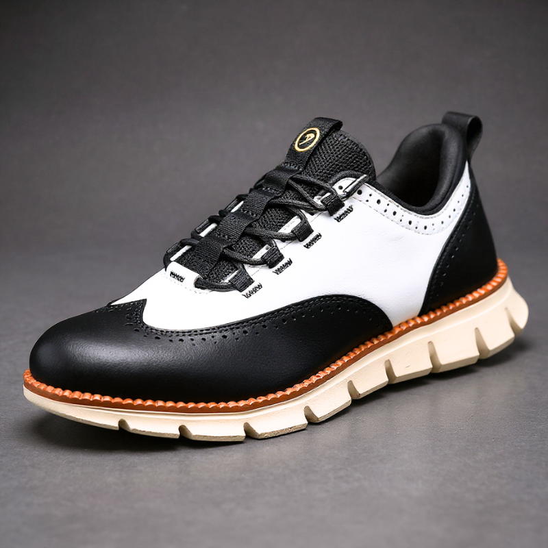 Luis - Classic Wingtip Comfort Sneakers | By Mason & Reed London