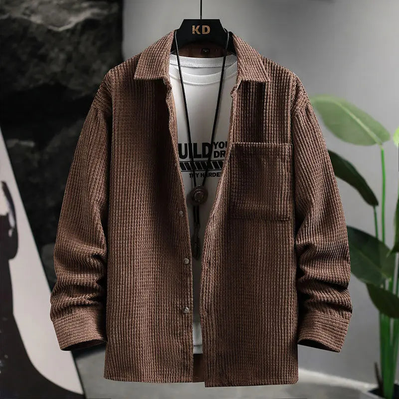 Collin - Classic Corduroy Button-Up Shirt | By Mason & Reed London