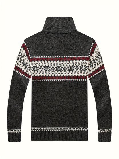 Abraham - Heritage Patterned Cardigan | By Mason & Reed London