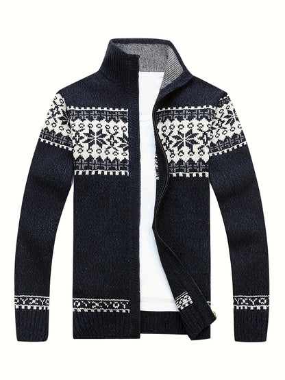 Abraham - Heritage Patterned Cardigan | By Mason & Reed London