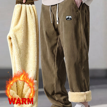 Darin - Warm Relaxed Winter Trousers | By Mason & Reed London