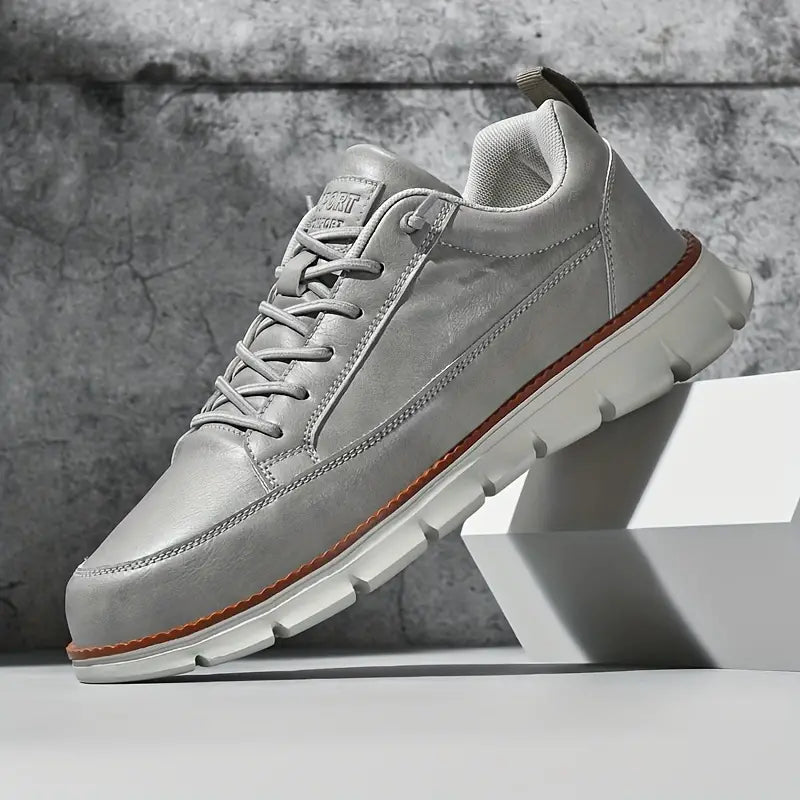 Bruce - Lace-Up Platform Walking Shoes | By Mason & Reed London