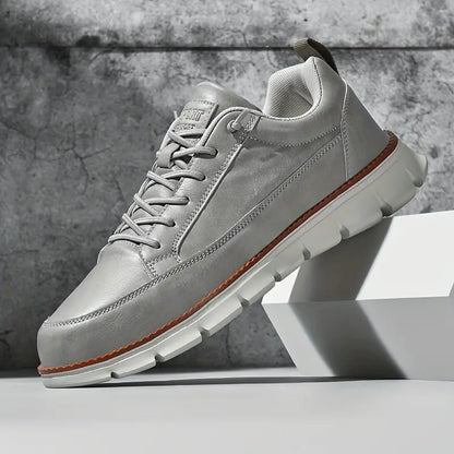 Bruce - Lace-Up Platform Walking Shoes | By Mason & Reed London