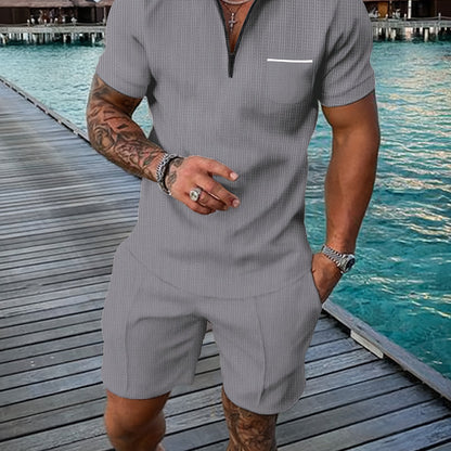 Tomas - Short-Sleeve Polo Set | By Mason & Reed London