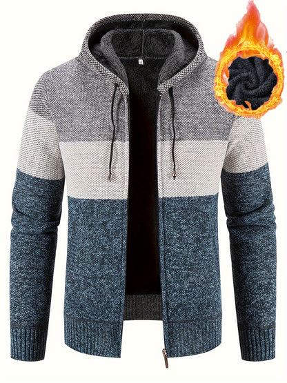 Clinton - Colour Block Hooded Jacket | By Mason & Reed London