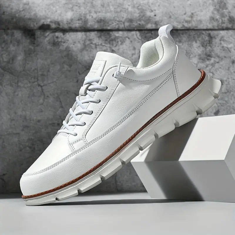 Bruce - Lace-Up Platform Walking Shoes | By Mason & Reed London