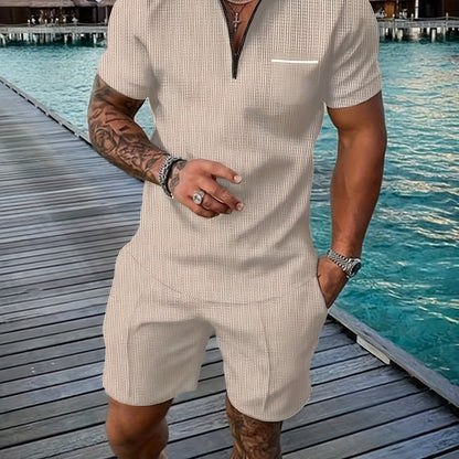 Tomas - Short-Sleeve Polo Set | By Mason & Reed London