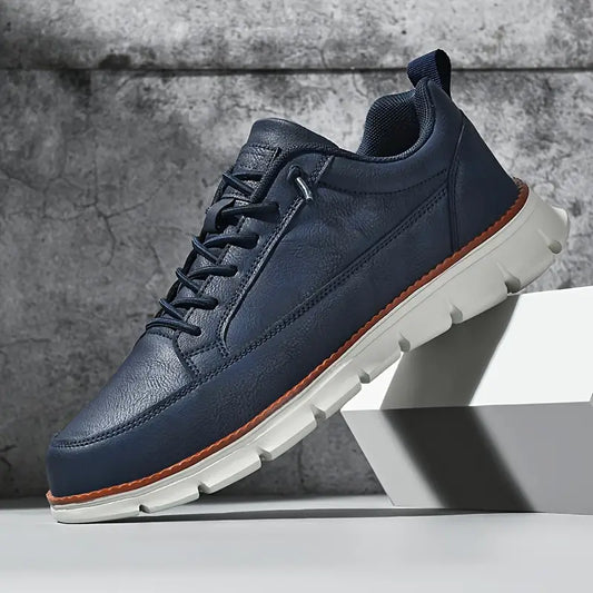 Bruce - Lace-Up Platform Walking Shoes | By Mason & Reed London